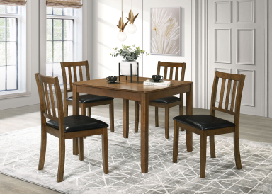 Bridgeway Dining Set 5 pc. Set Honey Brown